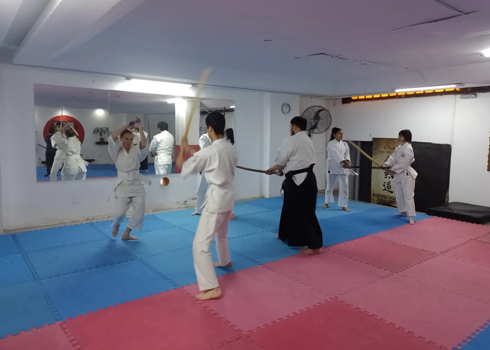 Práctica con bokken